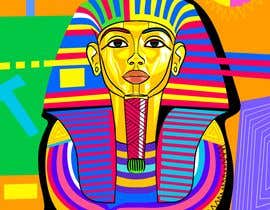 #75 ， Illustrate A Pharaoh And Text. 来自 LizaShtefan