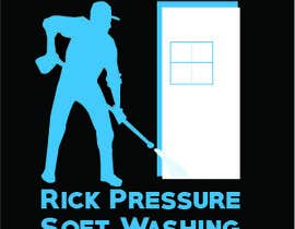 nº 22 pour I need a logo created for a pressure/soft washing business, it just needs to read “ Ricks Pressure &amp; Soft Washing” and you can add a photo of a character spraying a house par Hassaan222 