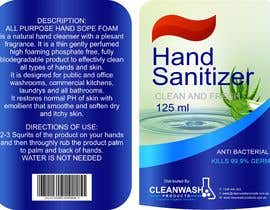 #16 für Label for Sanitiser Bottle von SunnyRizwan