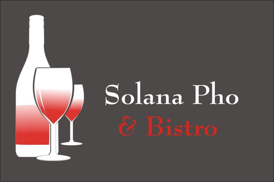 Tävlingsbidrag #90 för                                                 Design a Logo for Solana Pho & Bistro
                                            