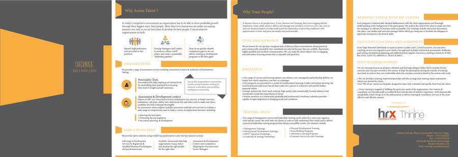 Contest Entry #14 for                                                 Design a 4 Page Brochure
                                            