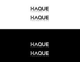 #128 for Need two logo for two different organisations. One is “Haque Corporation” which is a holding company of different companies.  Another one is “Haque Foundations” which is a non profit organisation to support different good cause. by Obaydullah14