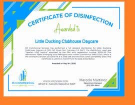 #8 cho Create a Certificate of Disinfection bởi ashswa