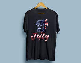 #143 ， Need a printable vector t-shirt design for 4th of July holiday 来自 sajeebhasan166
