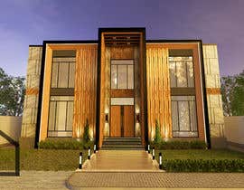 #53 for Villa Modern Front View by paulsyril