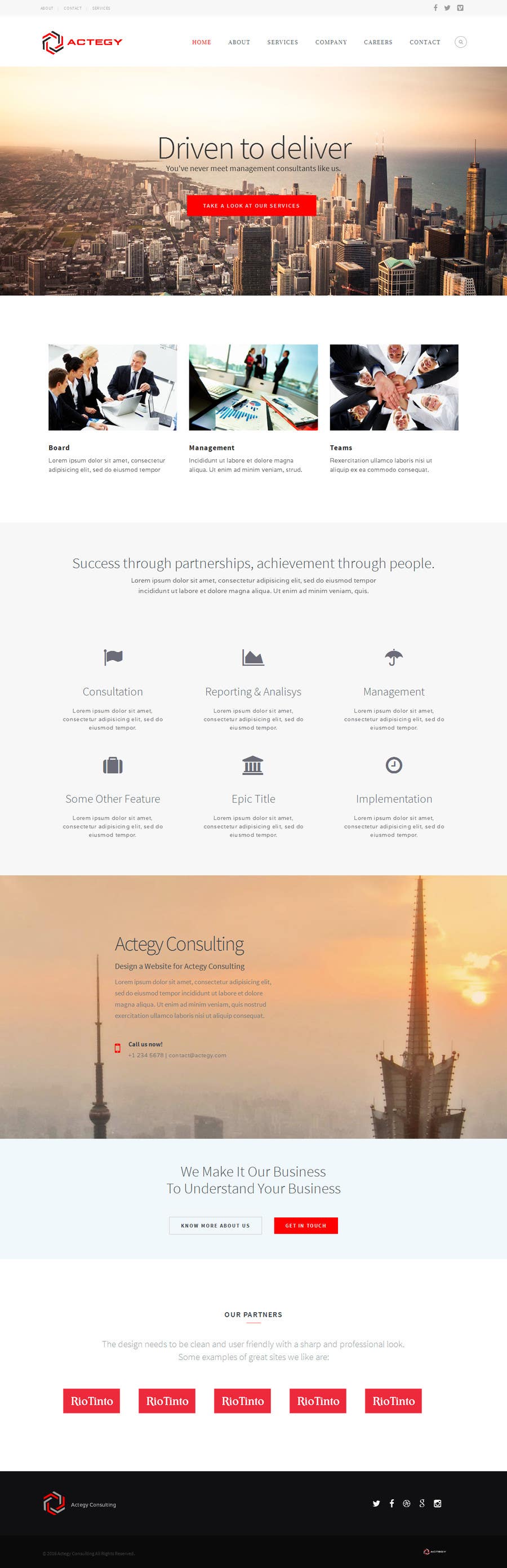 Contest Entry #32 for                                                 Design a Website for Actegy Consulting
                                            