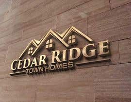 #123 dla Cedar Ridge Town Homes Logo przez eddesignswork