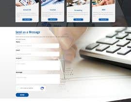#21 pentru Accountant Website - Homepage Design Mockup - Desktop Only de către Shouryac