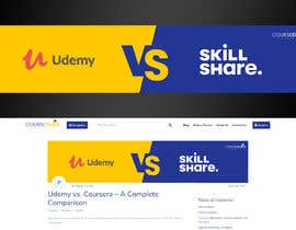 #27 for Banner Design for Blog Page (Udemy vs Skillshare) - CourseDuck.com by ABARUN