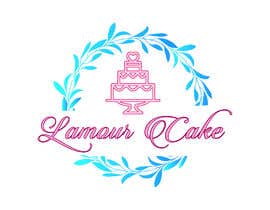 #41 za Hello! 
I need a simple loggo for my Cake shop
Name is : Lamour Cake
Color are : baby pink , baby blue od zainabarshad946
