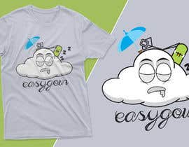#46 for T-Shirt Design (Cloud with a face + little stick figure with skateboard) by Bishowjit25
