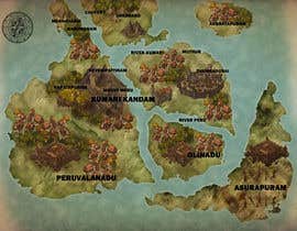Nro 20 kilpailuun Fantasy Map with depth and clarity (Redraw/Redefine) käyttäjältä tSristy