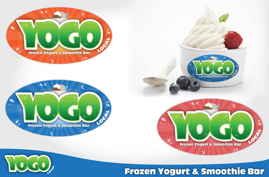 Kilpailutyö #34 kilpailussa                                                 Logo Design for YOGO local
                                            