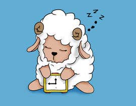 Nro 108 kilpailuun Draw a “Sleeping Sheep“ Charactor käyttäjältä chie77