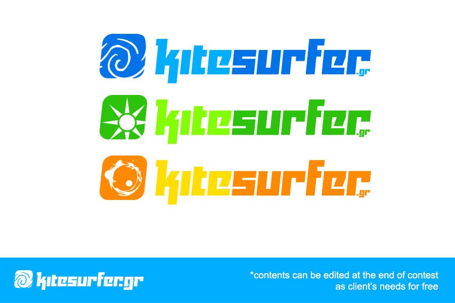 Inscrição nº 27 do Concurso para                                                 Logo Design for kitesurf website
                                            