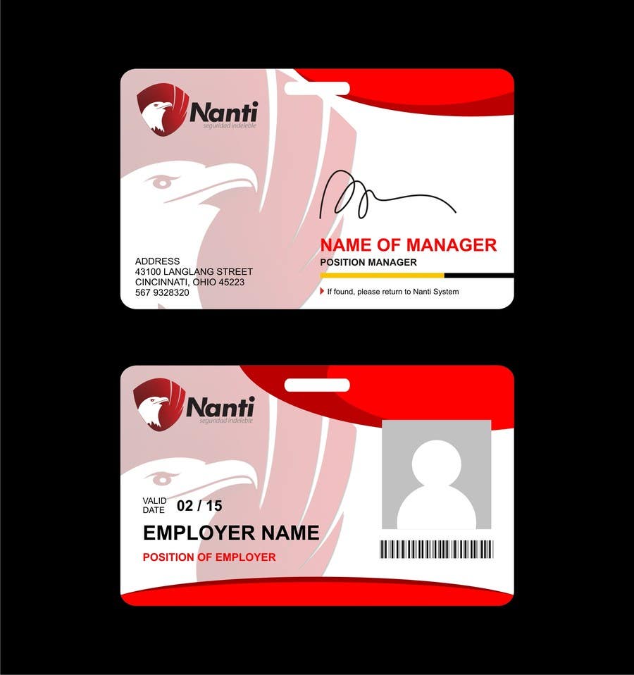 
                                                                                                            Contest Entry #                                        16
                                     for                                         ID Badge for Nanti System
                                    