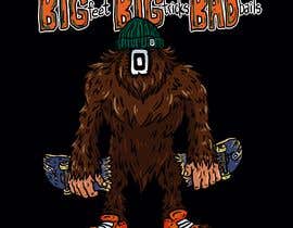 #38 cho Design for T-Shirt Hoodie (Bigfoot, altered head, broken skateboard, broken shoes) bởi francisvdelfin