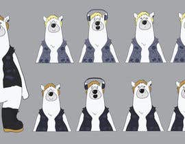 #14 for Design a cartoon character: cute metalhead polar bear by marianacadavidg