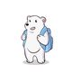Contest Entry #45 thumbnail for                                                     Design a cartoon character: cute metalhead polar bear
                                                
