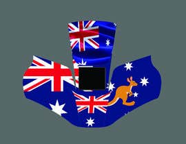 #8 for Design an Australian Flag and Kangaroo on a Welding Helmet by Abdulazizmrk1