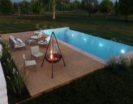 #42 para 3D Design of Pool and surrounding patio de cnajerarq
