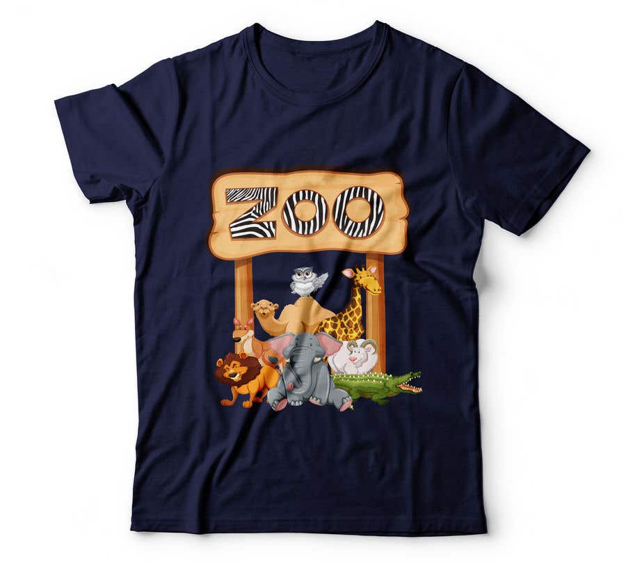 Konkurrenceindlæg #18 for                                                 T-shirt Design Kids Zoo Germany
                                            