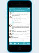 Contest Entry #6 thumbnail for                                                     Redesign an App Mockup for Messaging app
                                                