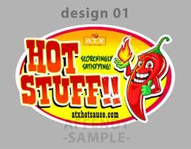 #38 untuk Graphics for Stickers and Marketing Collateral w/Mascot. (Hot Sauce Company) oleh AffendyIlias