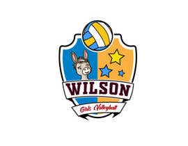 Nambari 89 ya Wilson Girls Volleyball Logo na graphicart