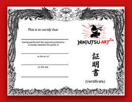 #13 for Design a Martial Arts Grading Certificate af RohitChabukswar