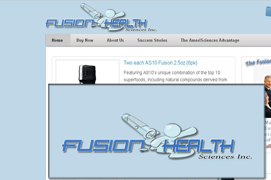 Konkurransebidrag #82 i                                                 Logo Design for Fusion Health Sciences Inc.
                                            