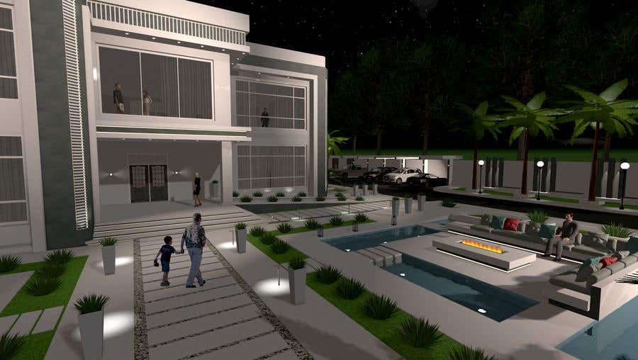 Penyertaan Peraduan #63 untuk                                                 Design exterior elevation for residential villa
                                            