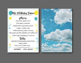 #32 for Design me a Menu Card by swagatalayek