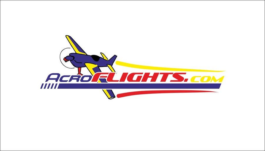Kilpailutyö #10 kilpailussa                                                 Logo for Aerobatic Flights Web Site (AcroFlights.com)
                                            