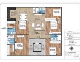 nº 55 pour Contest: Architect to propose floor plan layout design for apartments (4+BR, 4BA) par siarchitects2020 