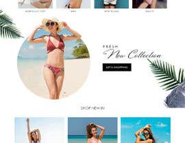 Nambari 34 ya New e-commerce website designe for Swimwear clothing. na saidesigner87