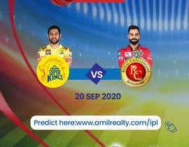 #36 para Contest flyer for Indian Premier League 2020 for Amil Realty de Manpreetghumiara