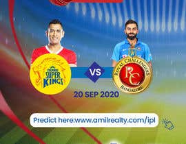 #37 para Contest flyer for Indian Premier League 2020 for Amil Realty de Manpreetghumiara