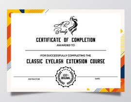 #4 for Eye Lashes Certificate by Ekramul2018