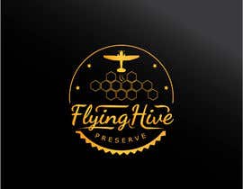 nº 72 pour Flying Hive Preserve Logo par tzamit 