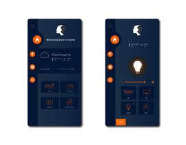 Nro 23 kilpailuun Mobile app design for smart home käyttäjältä eleyashassanemon