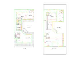 nº 2 pour Build me 2D Floor Plan for 2 Floor house! par alaakhater3 