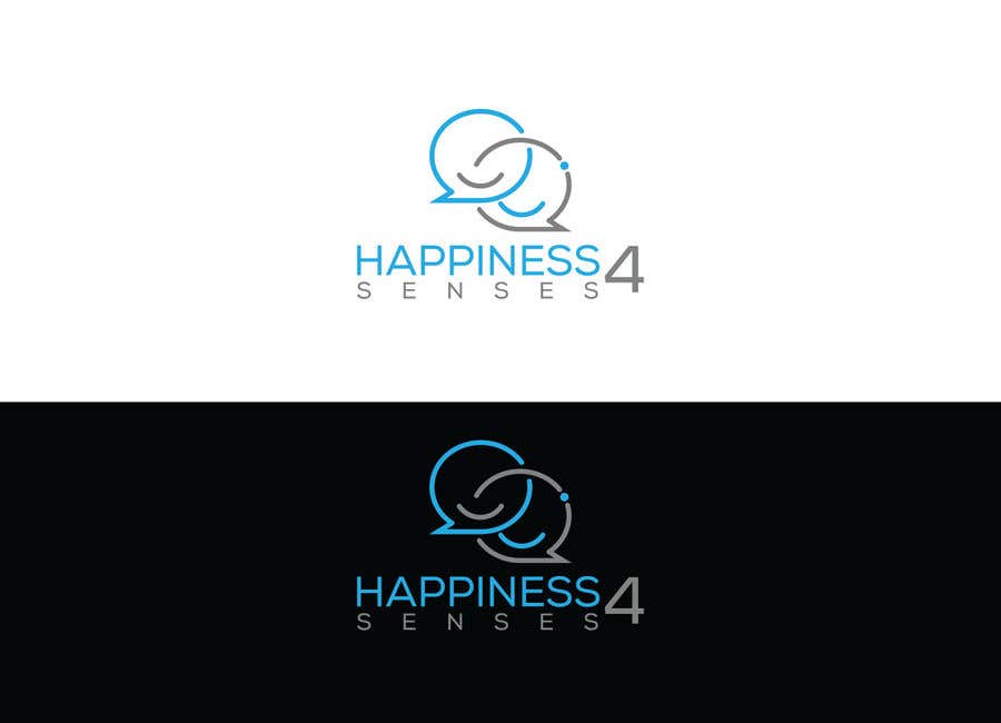 Bài tham dự cuộc thi #471 cho                                                 create a logo "happiness 4 senses"
                                            