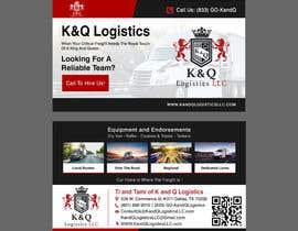 #421 for Business Card Design.... K and Q logistics LLC --- Logo Included by debasreegraphics