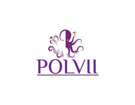 Nro 80 kilpailuun create a logo for an ice cream shop with this name: POLVII and with the figure of the octopus. käyttäjältä tazmim28198