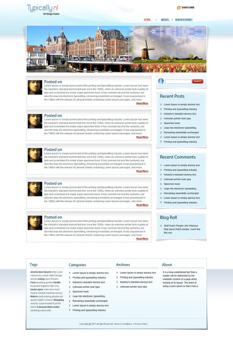 Proposition n°2 du concours                                                 Website Design for typically.nl
                                            