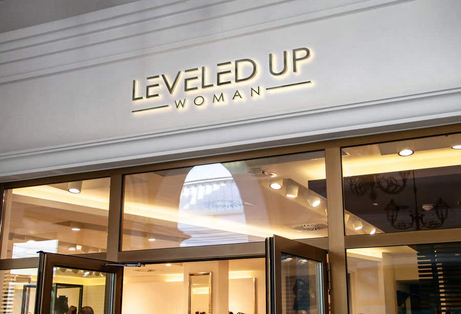 Kilpailutyö #457 kilpailussa                                                 Logo design: Leveled UP! Woman
                                            