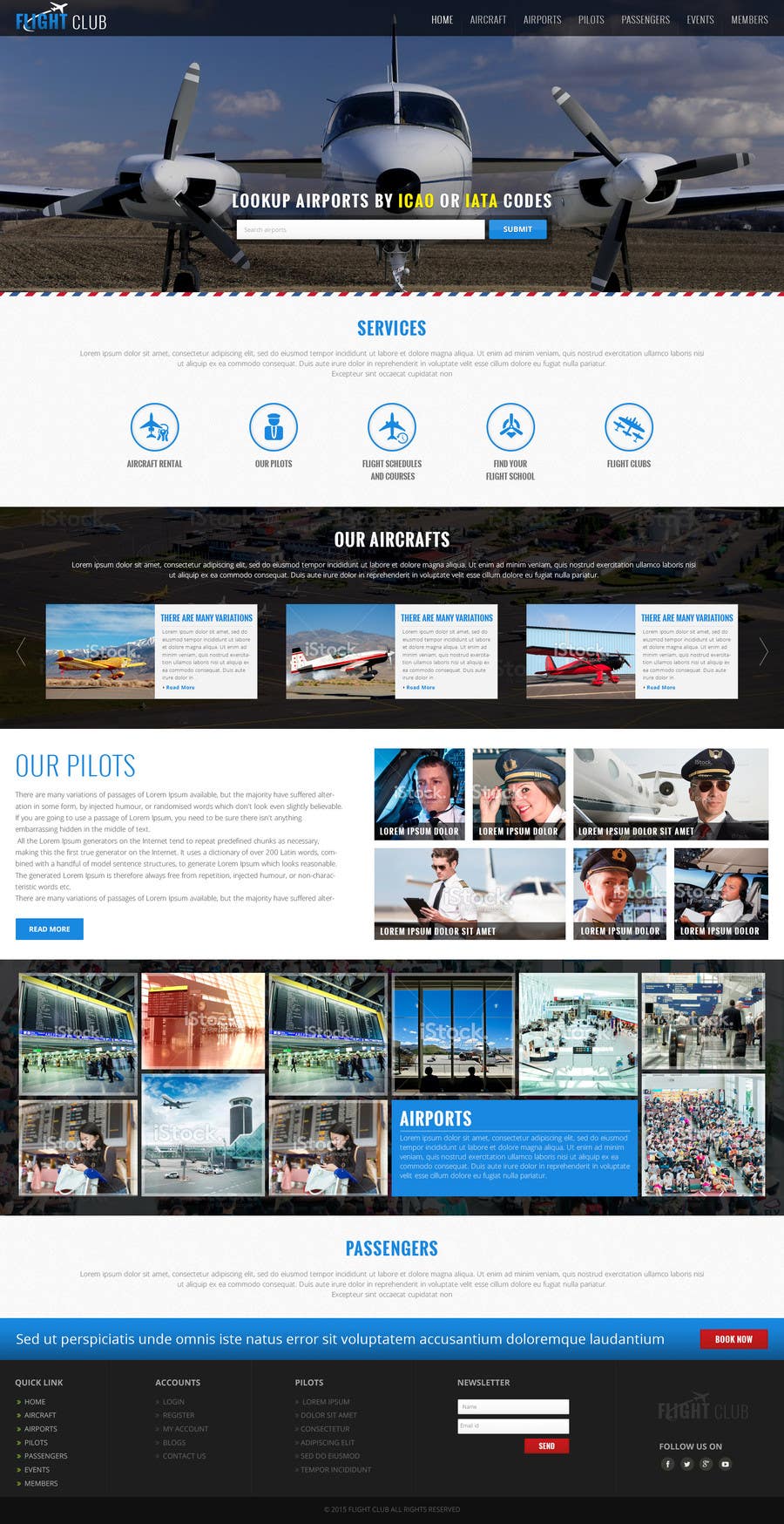 Contest Entry #24 for                                                 Design a FUN and AWESOME Aviation Website Design for Flight Club
                                            