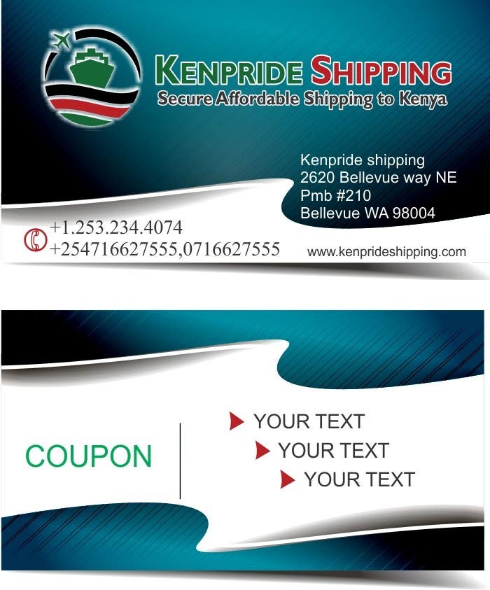 Contest Entry #29 for                                                 Design some Business Card for shipping company
                                            