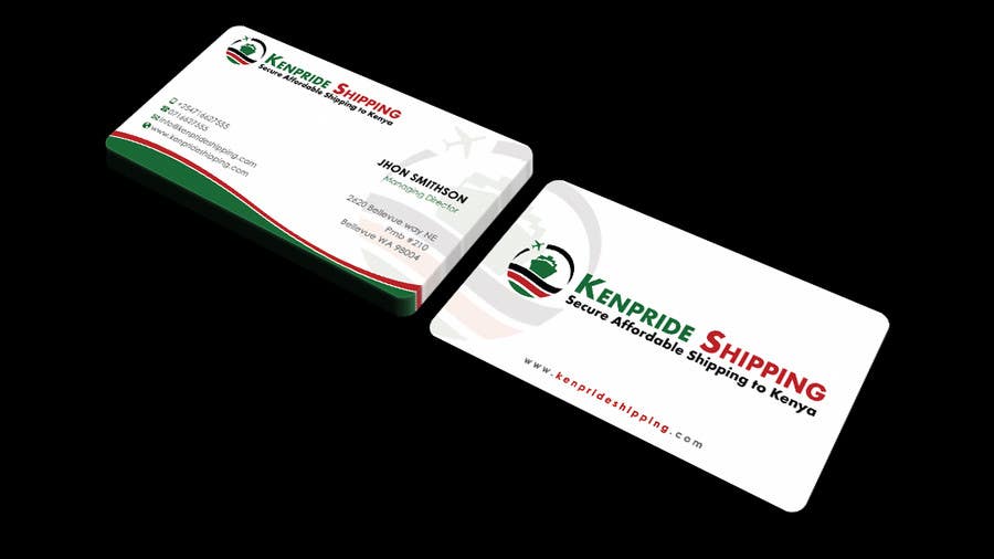 Contest Entry #51 for                                                 Design some Business Card for shipping company
                                            